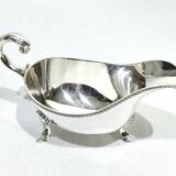 Silver sauceboat, England