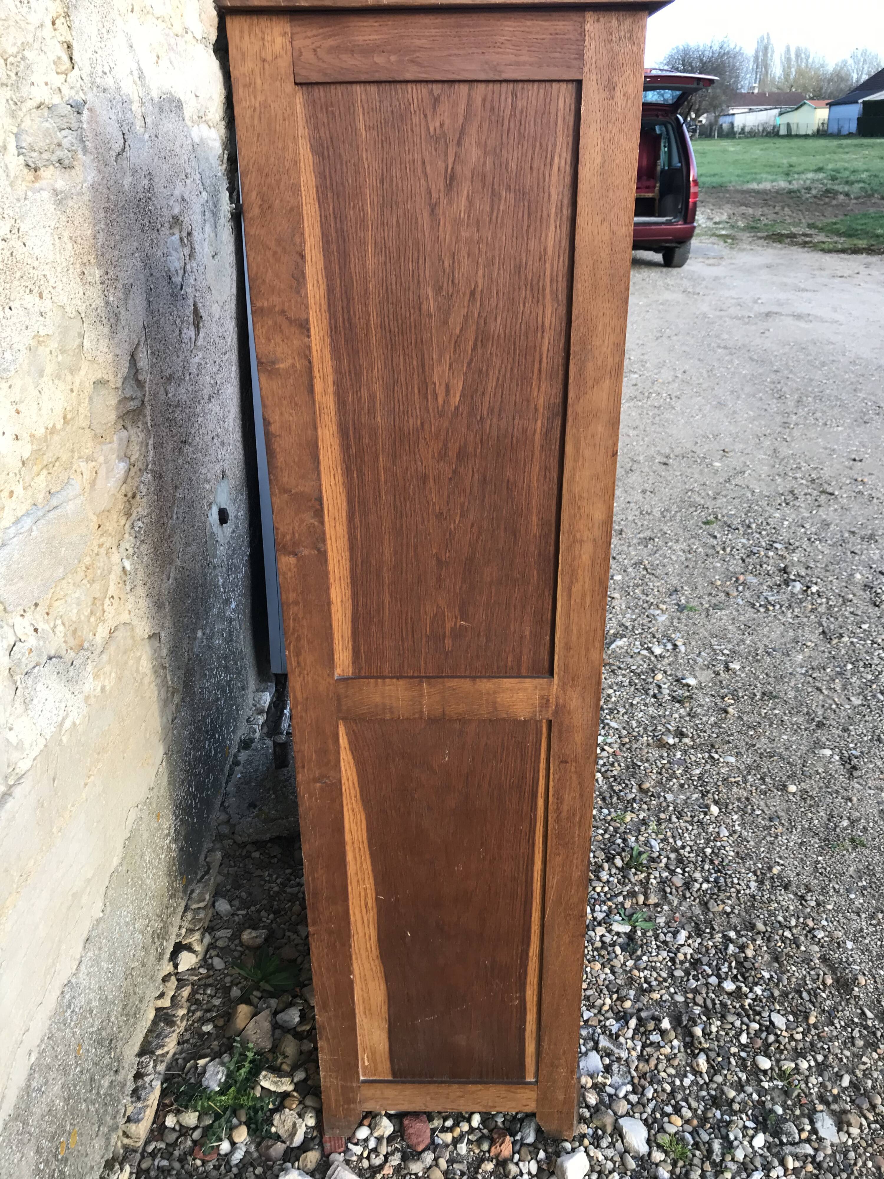 Wooden filing cabinet