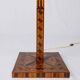 Art Deco floor lamp in marquetry, France, 1930s