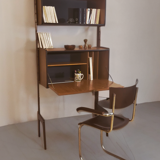 Teak secretary desk Ergo, Vintage Scandinavian 1960s