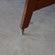 Small Italian wooden desk with brass details.