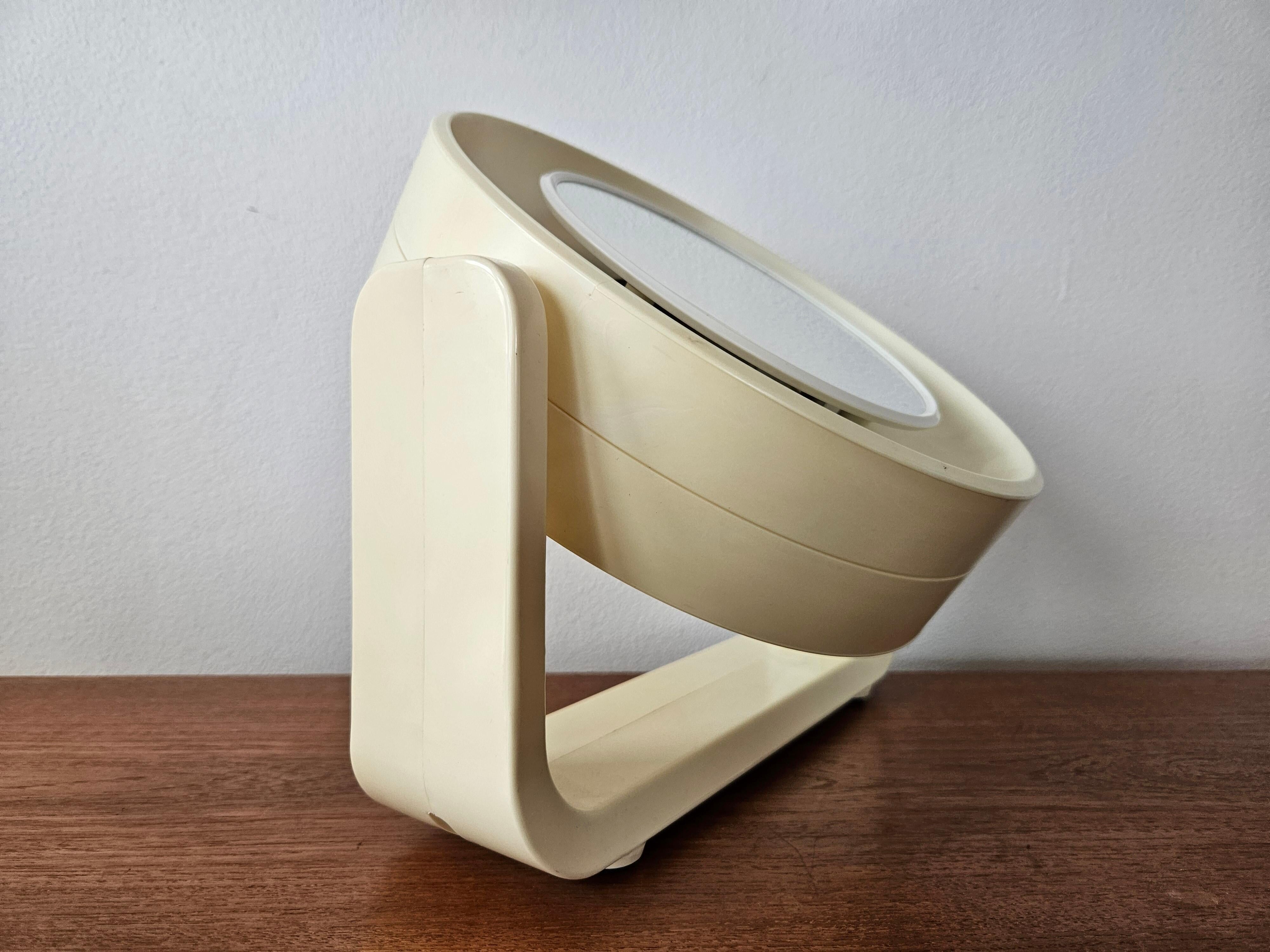 Rare backlit wall or table mirror Midcentury, ALLSTAR, Germany, 1970s