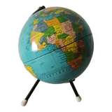 World map of the 50s/60s editions taride Globe sheet metal