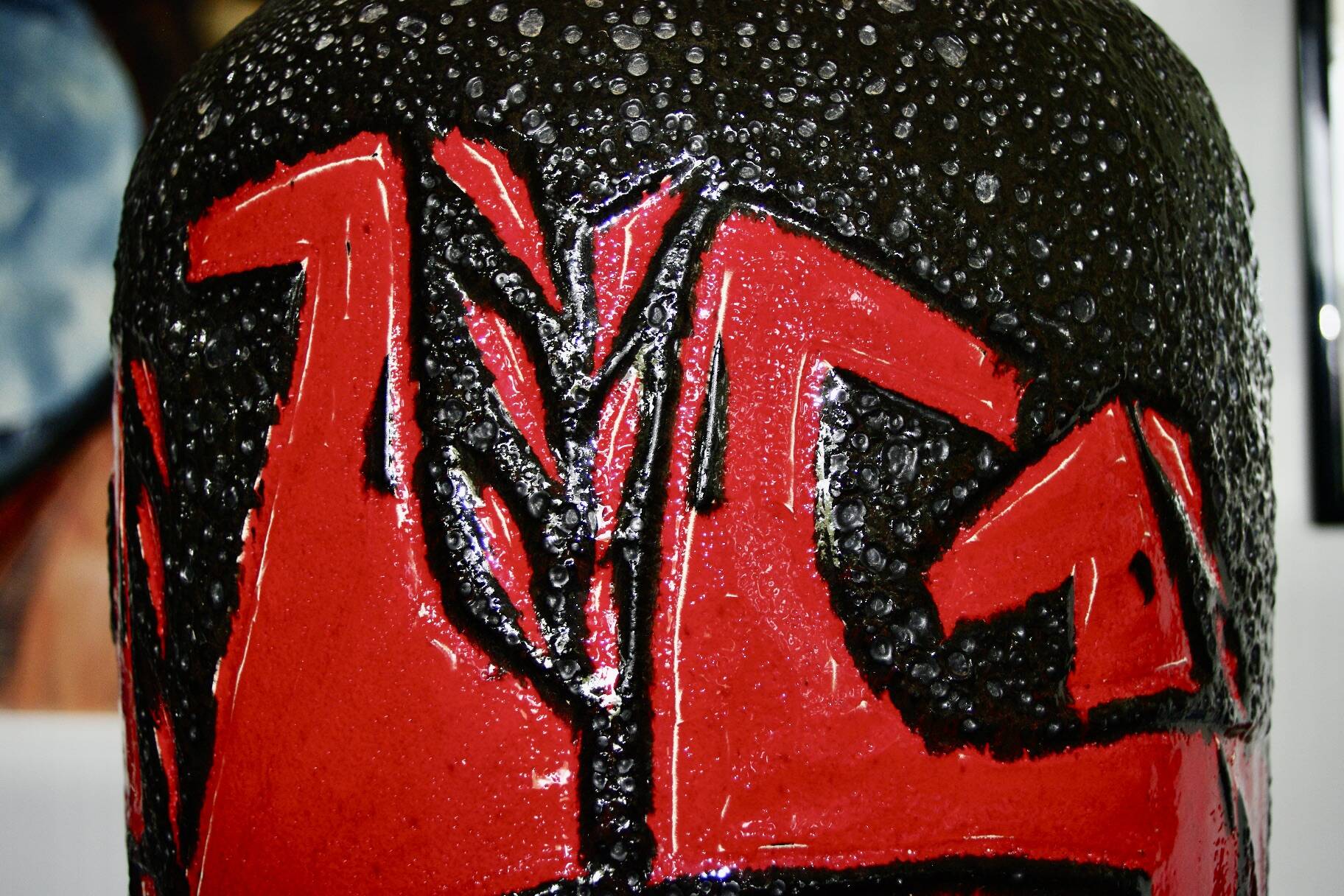 Large vintage ceramic vase from scheurich germany 1970