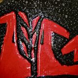 Large vintage ceramic vase from scheurich germany 1970