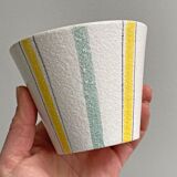 Mid century ceramic planter by Adco, vintage, 1950s flower pot