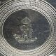 Antique silver-plated metal tray, Cunard Company, England, early 20th century