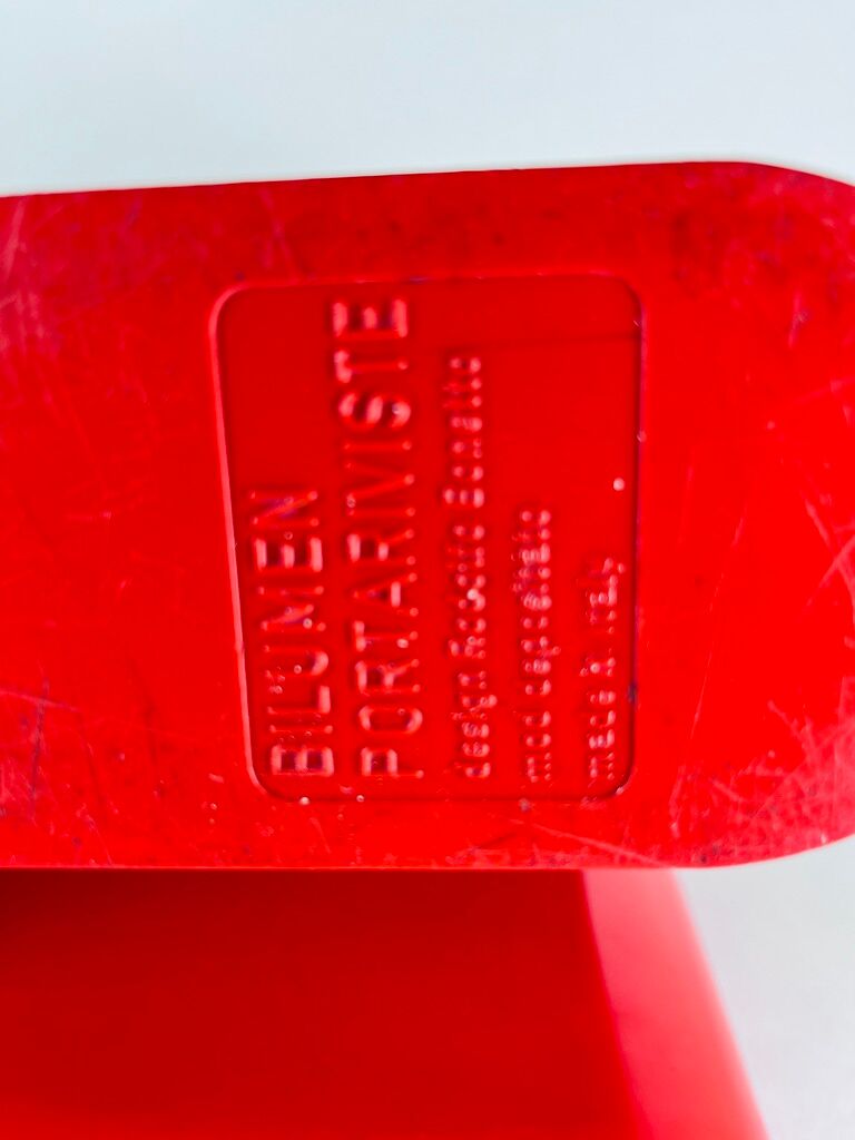 Rodolfo Bonetto for Bilumen magazine holder 1960 space age made in Italy