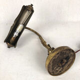 Bronze and copper articulated desk lamp circa 1900