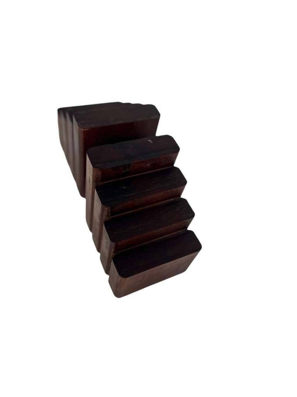 Vintage wooden bookends / book stand / decor