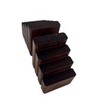 Vintage wooden bookends / book stand / decor