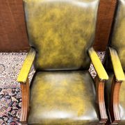Set of Classic English Chesterfield President Chairs