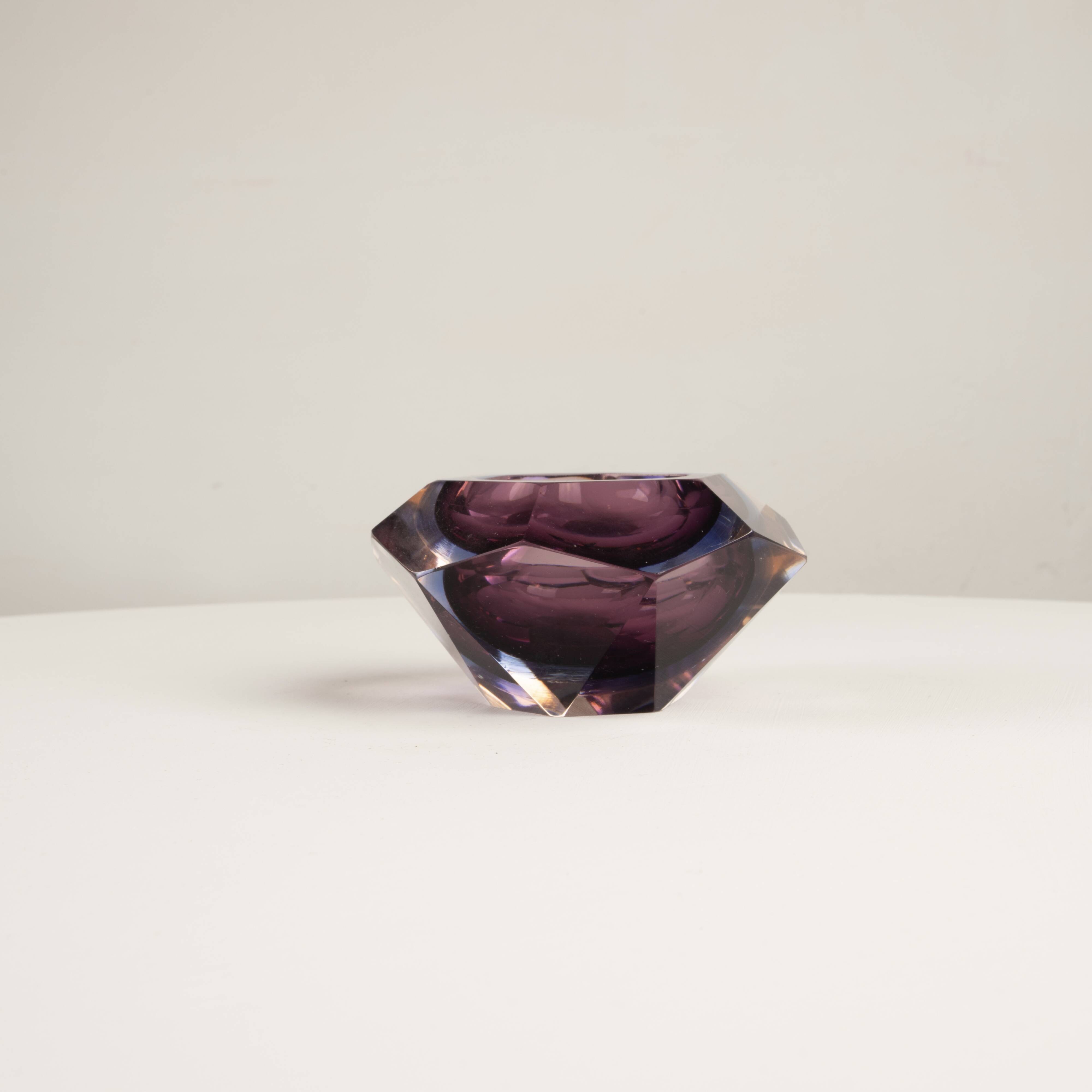 Sculptural ashtray attributed to Flavio Poli for Seguso Vetri d’Arte 1970