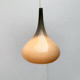 Mid-century Danish glass tulip pendant lamp by Nordisk Solar and Holmegaard, 1960s.