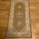 Chinese silk carpet, 124 cm x 62 cm
