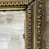 Golden mirror XIXth, 186x106 cm