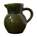 Olive green pitcher
