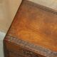 Antique Chinese commode hand-carved circa 1890 with detailed handles.