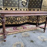 Office or piano bench in cannage