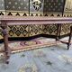 Office or piano bench in cannage