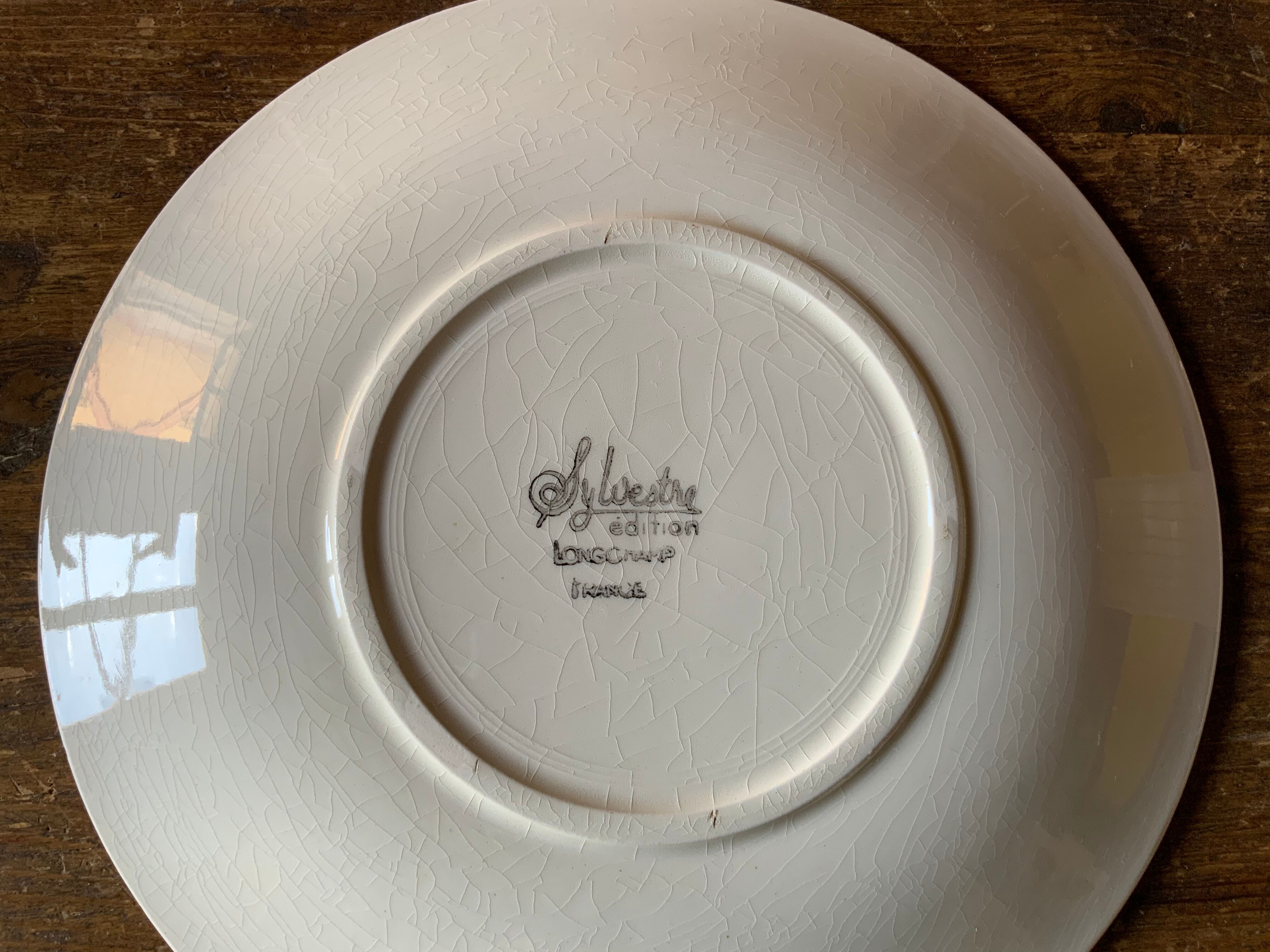 Longchamp Sylvestre plates