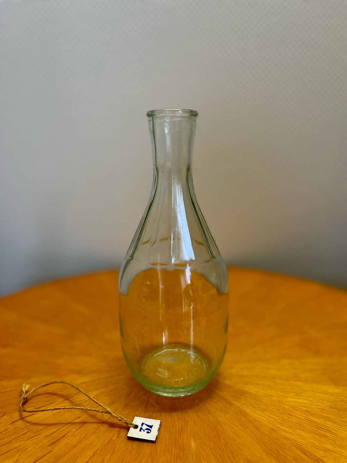 Old glass carafe 1950