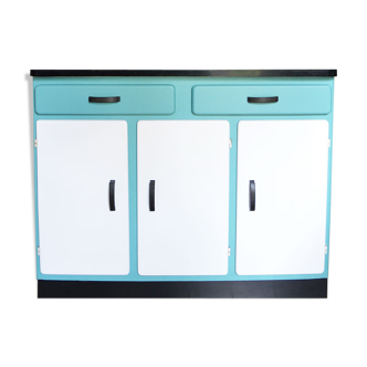 Bahut coloris jade & blanc