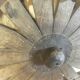 Roue porte clés ou autre en bois métal