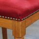 Vintage 1940s/50s Solid Oak Danish Farmhouse Chairs, Baroque style set of 4