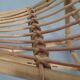 Large Bamboo Rocking Horse by Dirk van Sliedregt for Rohé Noordwolde, 1950s