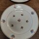 Set of six dessert plates Moulin des Loups Saint Amand Navarre pattern