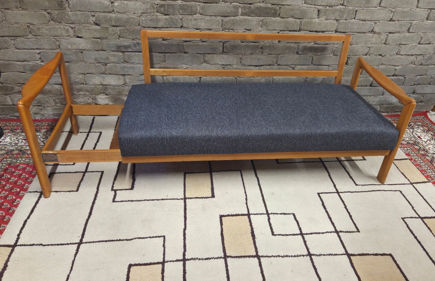 Convertible Scandinavian daybed canapé 1960