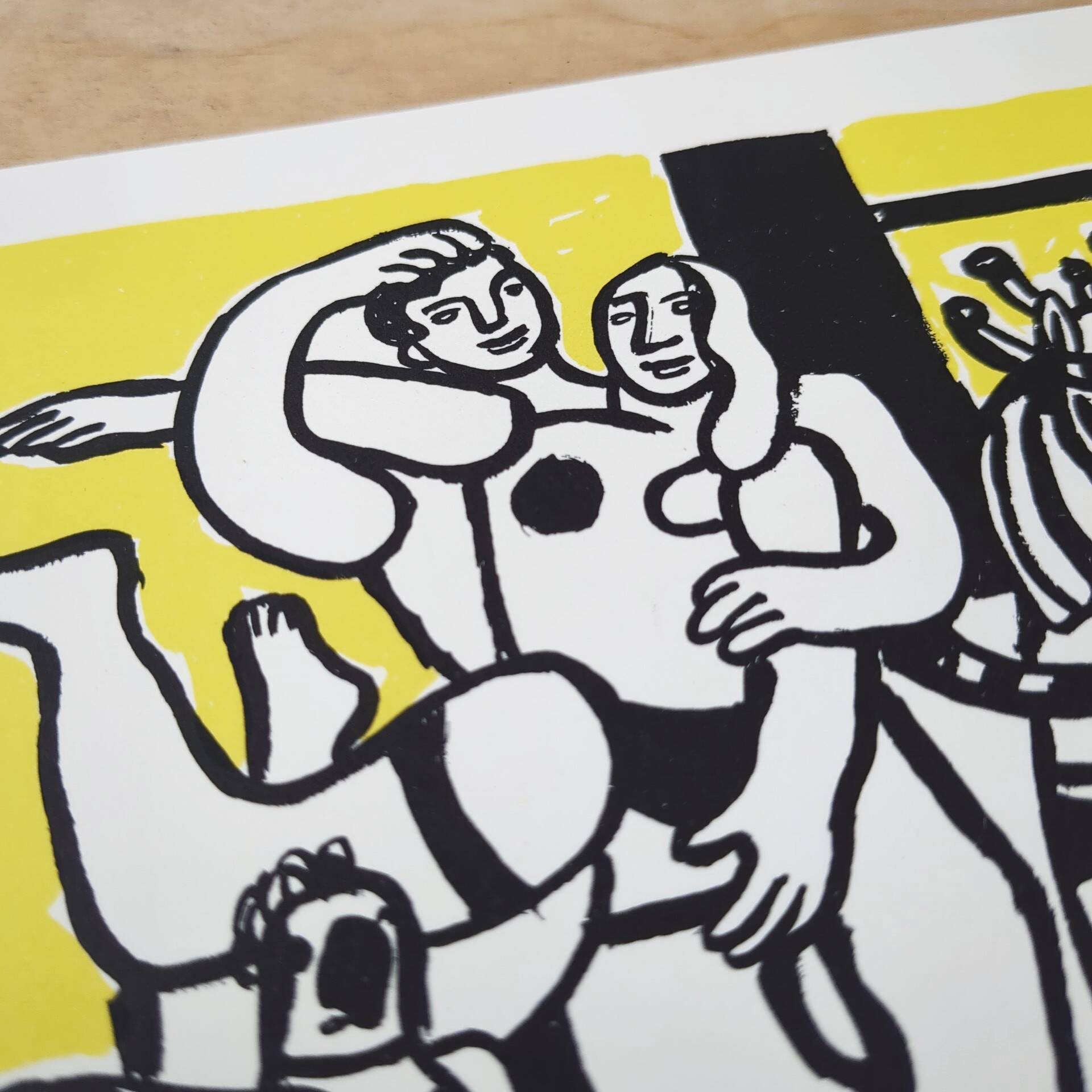 Card invitation exhibition Fernand Léger - 1988 - Galerie Maeght