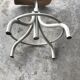 Chaise de bureau 1960 en bois et métal, style industrie, marque BAD
