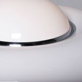 Brumbury Table Lamp chrome and white by Luigi Massoni for Guzzini Italy