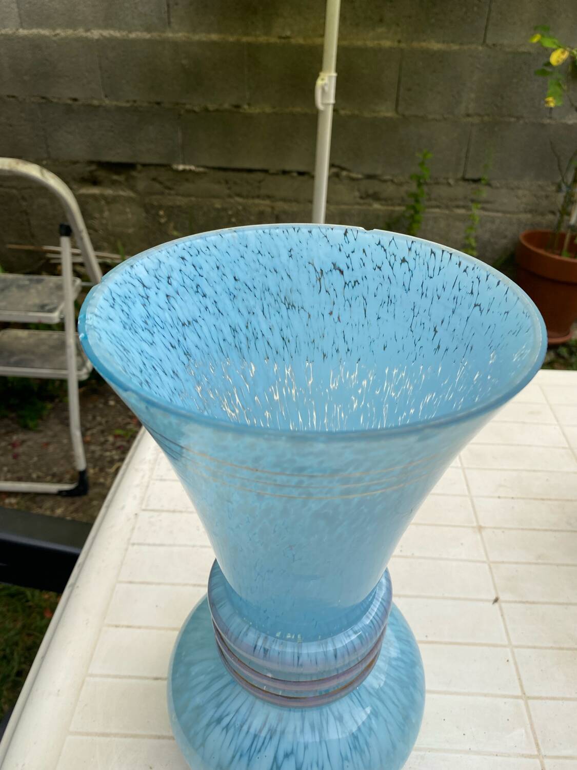 Large Clichy vase