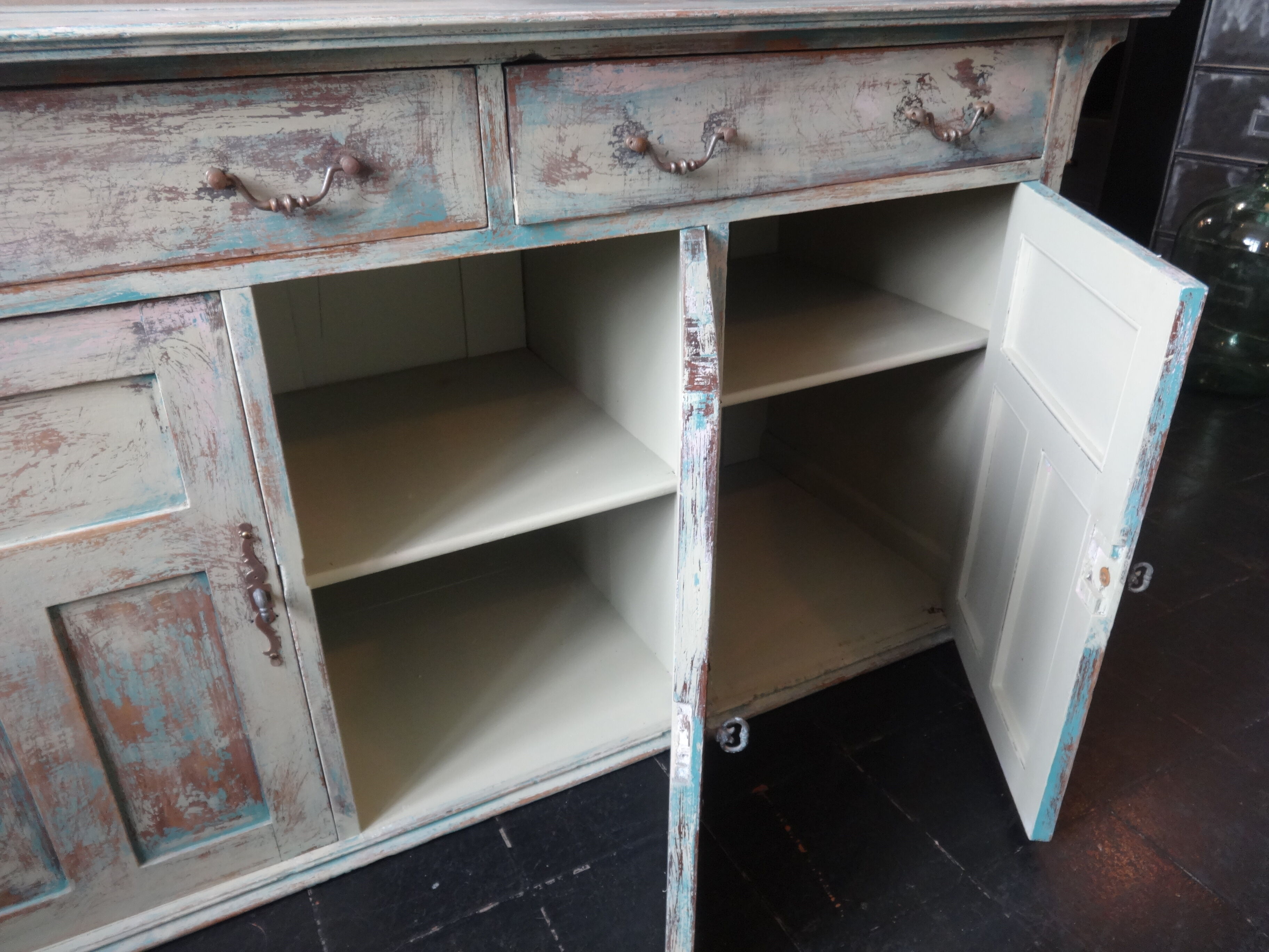 Old patina sideboard