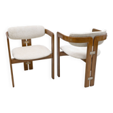 Pair of "Pamplona" Mid-Century Armchairs by Savini for Pozzi, Italy, 1960