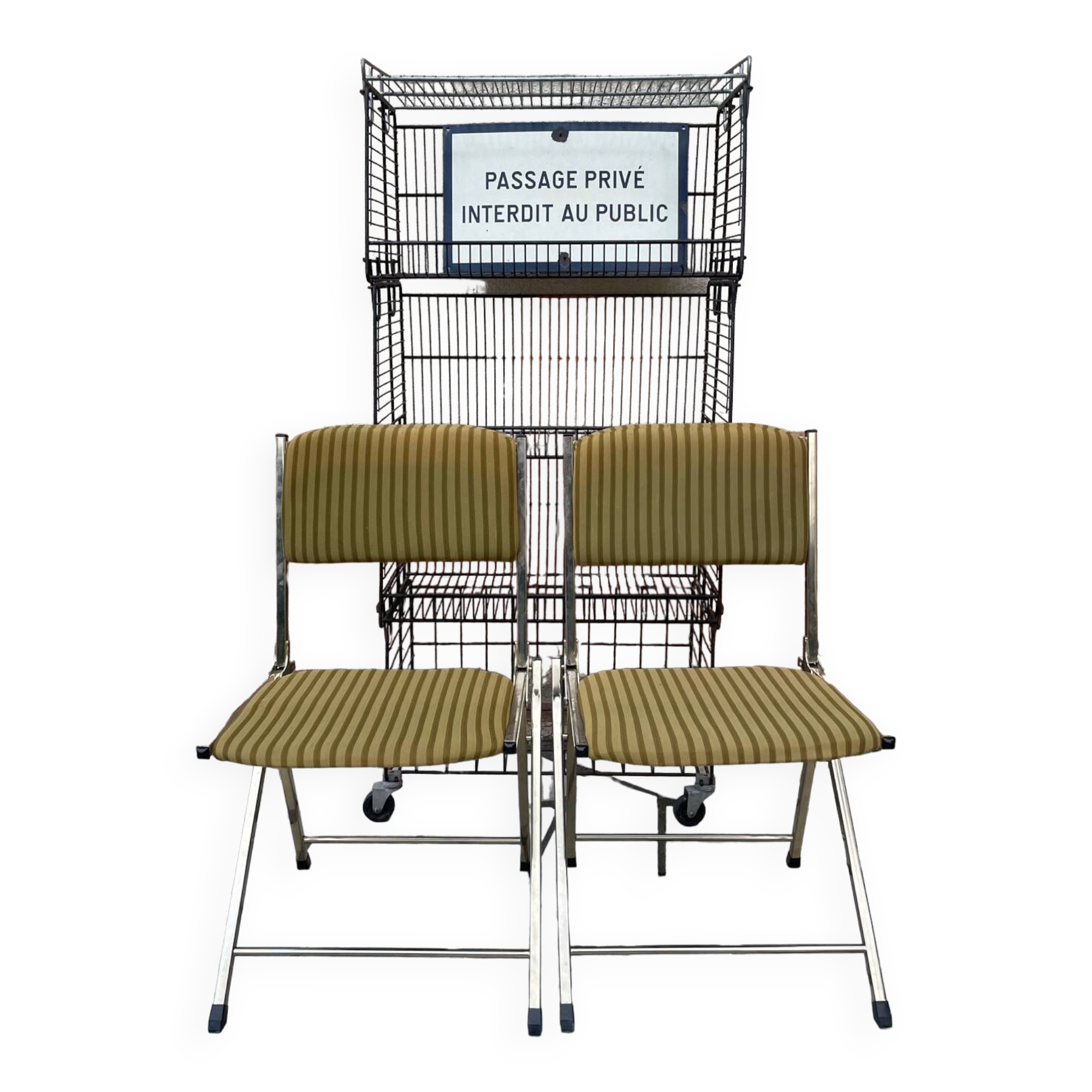 Chaises pliantes vintage