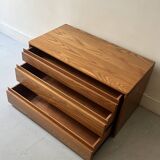 3-drawer chest of drawers in solid elm wood, Regain house