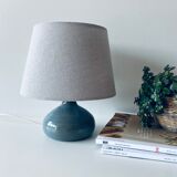 Lamp in enamelled sandstone