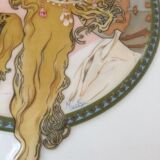 Alfons Mucha Hutschenreuther Porcelain Plaque
