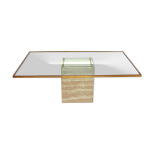 Table basse travertine