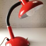 Red desk lamp