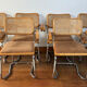 Set of 6 B64 chairs by Marcel Breuer