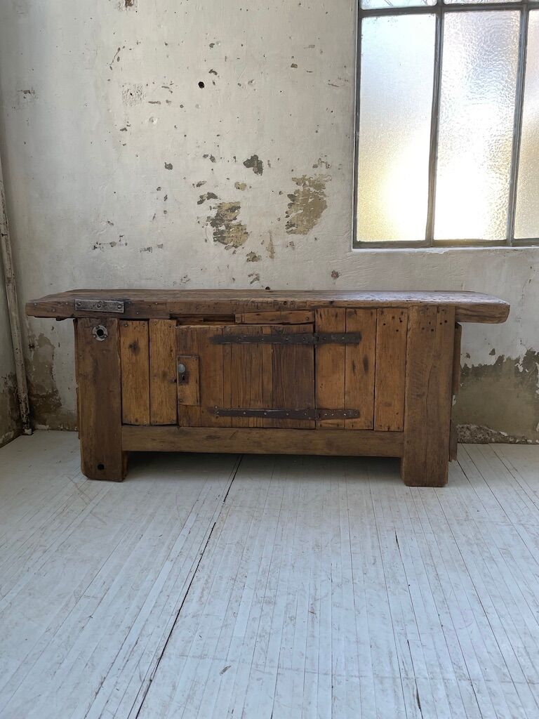 Established former brutalist console oak pine