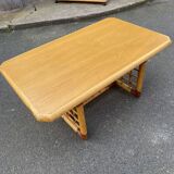 Rattan coffee table