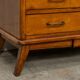 Vintage Scandinavian chest of drawers in solid oak, 1960s.