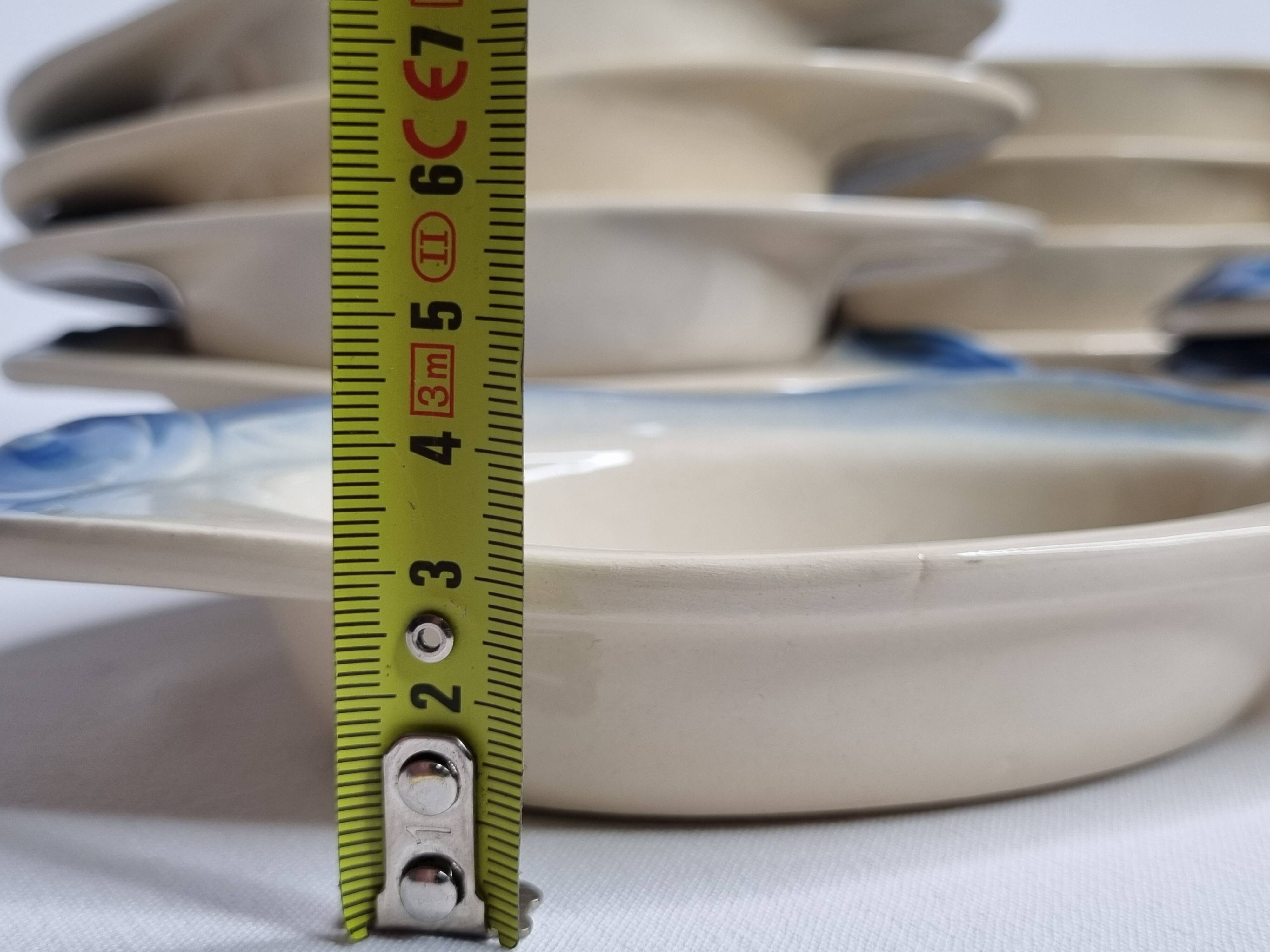 Set of 11 Vintage "Fish" Ceramic Bowls, Signed Charles Amand