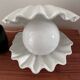 Lampe coquillage blanche grand modèle